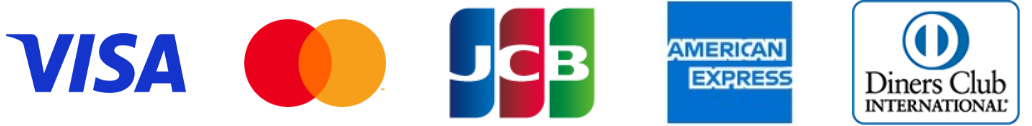 ご利用頂けるクレジットカード一覧